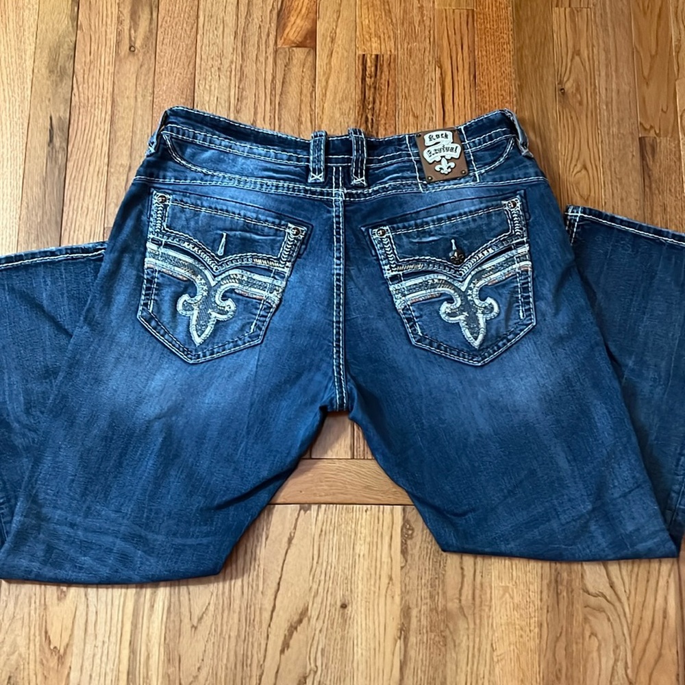 Rock Revival Emmitt Rlxd St 17 jeans size 40.